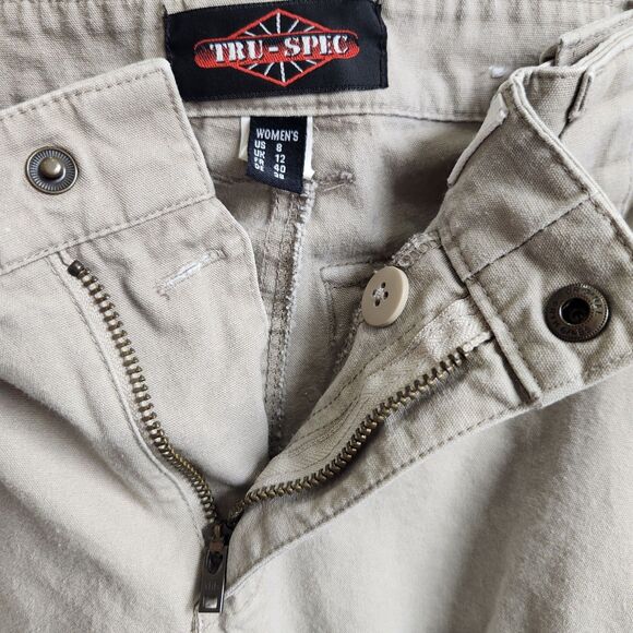 True Spec Tactical Pants-Womens-8-Tan-Adjustable Waist-Knee Detail-Durable-Gorp - Picture 9 of 15